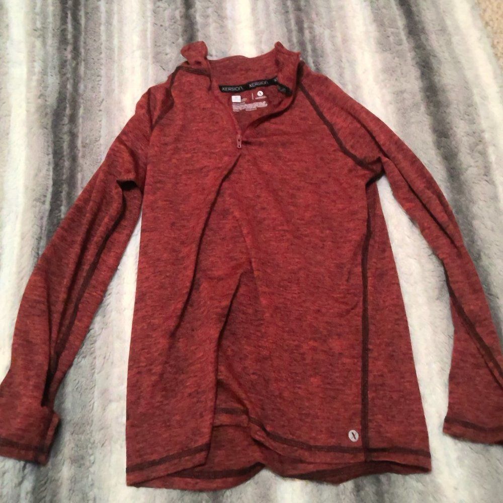 5/$25 Xersion Boys 10/12 (M) Dri-Fit Moisture Wicking Quarter-Zip Pullover